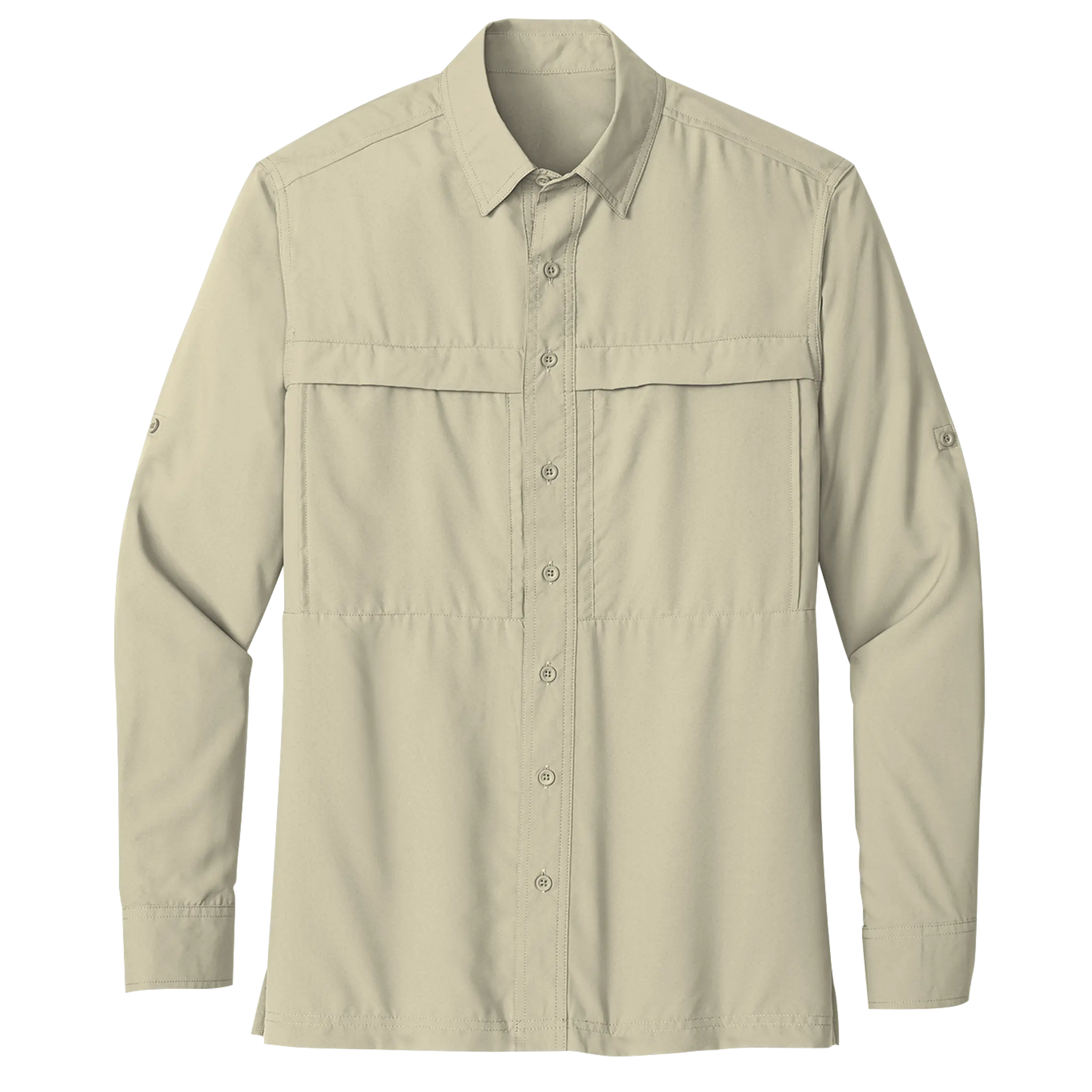 Long Sleeve Double Pocket Polo (LL12)