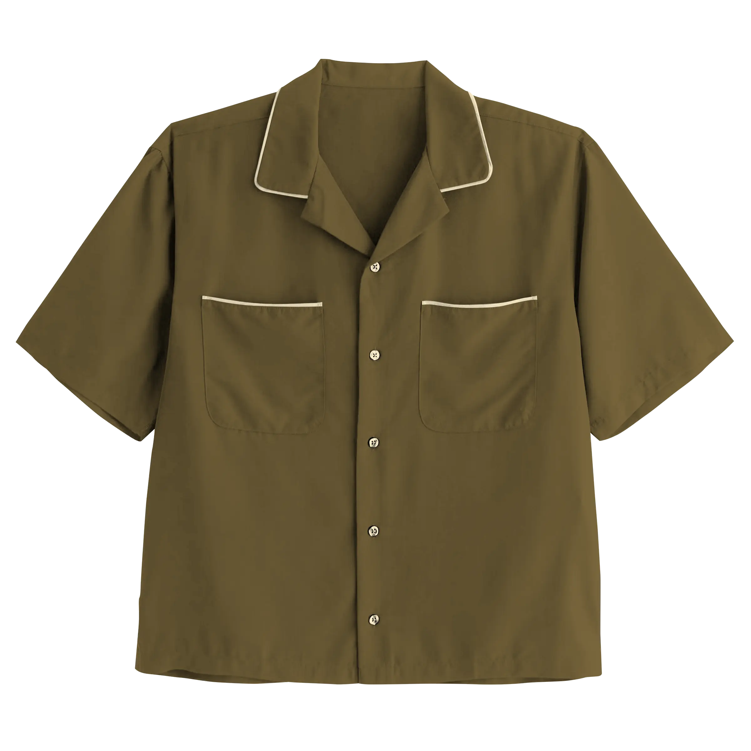 Short Sleeve Double Pocket Polos with Piping (SL05)