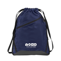 Zip-it Drawstring Backpack with Adjustable Straps (DB17)