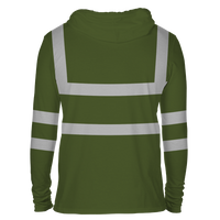 Reflectorized Hooded Buttoned Longsleeves (HL16)