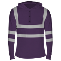 Reflectorized Hooded Buttoned Longsleeves (HL16)