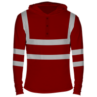 Reflectorized Hooded Buttoned Longsleeves (HL16)