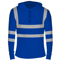 Reflectorized Hooded Buttoned Longsleeves (HL16)