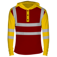 Reflectorized Hooded Buttoned Longsleeves (HL20)