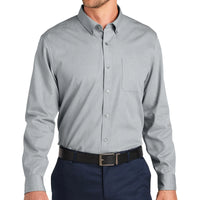 Long Sleeve One Pocket Button-Down Polo (LL07)