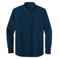Long Sleeve One Pocket Button-Down Polo (LL07)