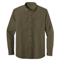 Long Sleeve One Pocket Button-Down Polo (LL07)