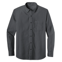 Long Sleeve One Pocket Button-Down Polo (LL07)