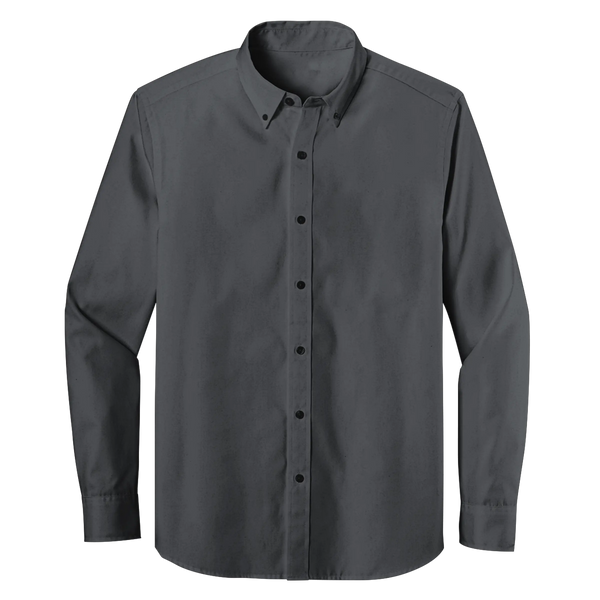 Long Sleeve Button-Down Polo (LL09)