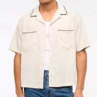 Short Sleeve Double Pocket Polos with Piping (SL05)