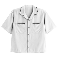 Short Sleeve Double Pocket Polos with Piping (SL05)
