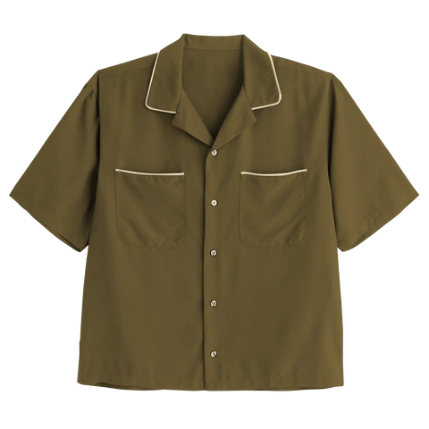 Short Sleeve Double Pocket Polos with Piping (SL05)